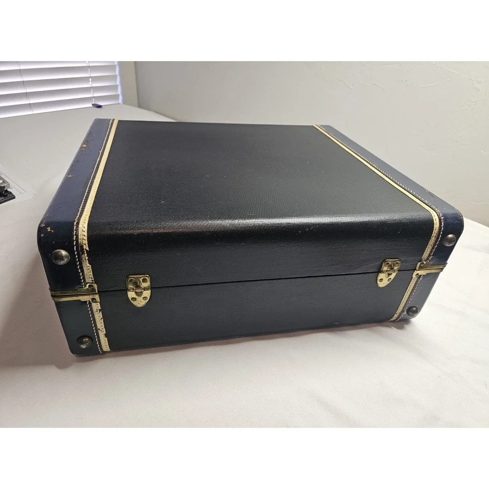 Rare White Star vintage suitcase‎ Mechanism Inside 1950s Good Condition